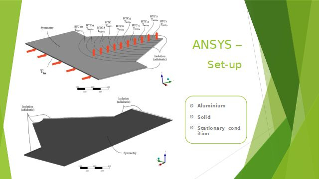 COP27 ANSYS setup Conductive Fin